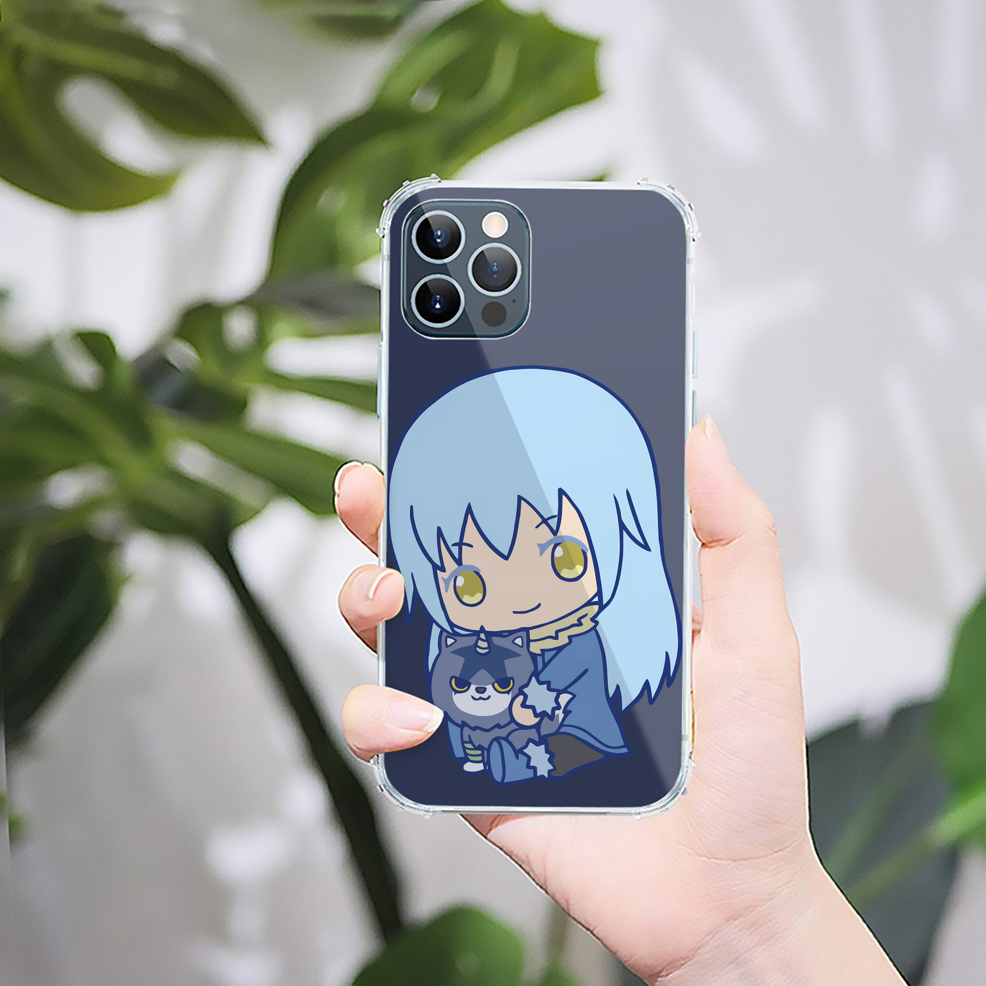 （画像用） 転スラ Regarding Reincarnated to Slime 【iPhone 12シリーズ対応】透明スマホケース（クリアソフトケース）